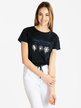 T-shirt femme en coton avec écriture