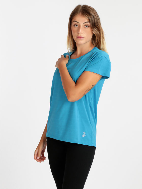 T-shirt femme en tissu technique sportif