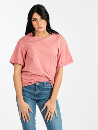 T-shirt femme oversize en coton