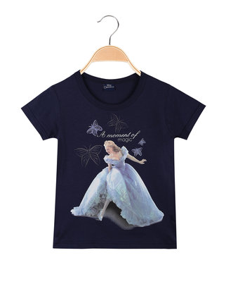 T-shirt fille Cendrillon avec dessin imprimé
