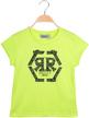 T-shirt fluo con stampa