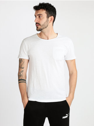 T-shirt homme en coton avec poche