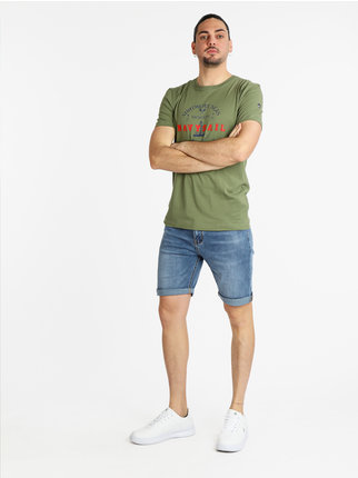 T-shirt homme manches courtes avec imprimé