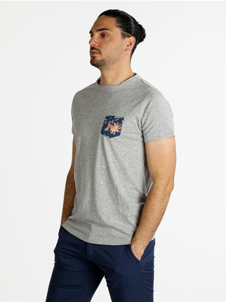 T-shirt homme manches courtes avec poche