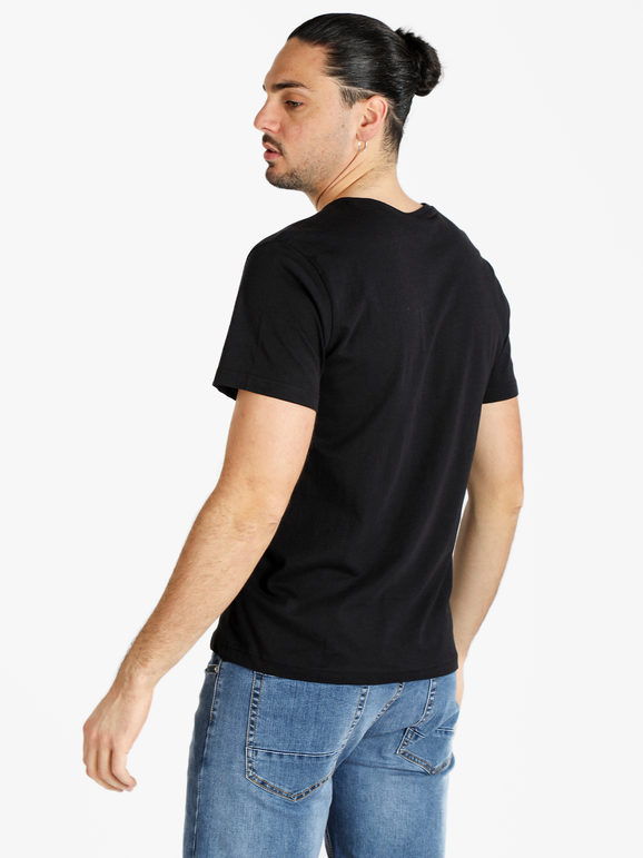 T-shirt in cotone manica corta da uomo