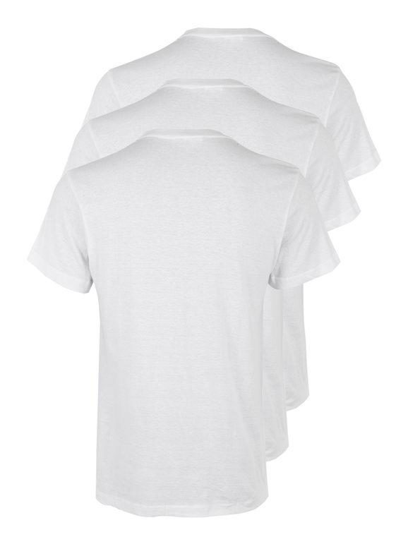 T-shirt intima uomo in cotone. Confezione da 3 pezzi