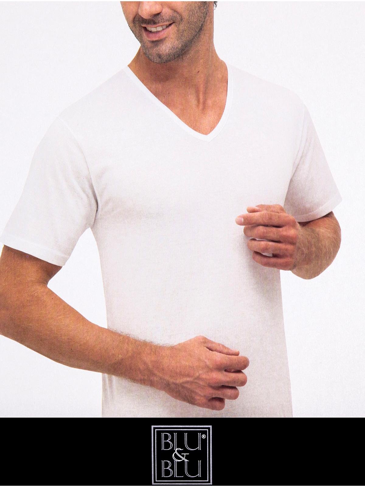 T-shirt con scollo a V Farfetch Uomo Abbigliamento Intimo Magliette intime Bianco 