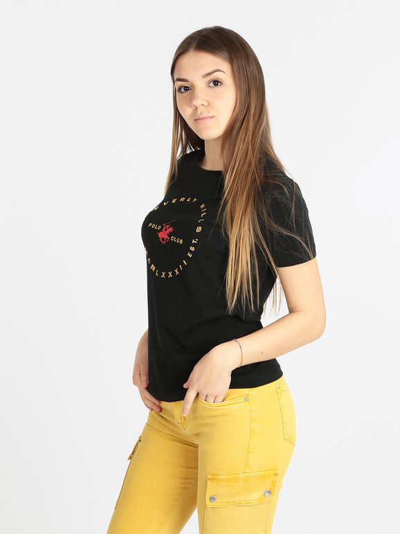 T-shirt manica corta donna con logo