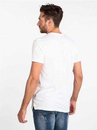 T-shirt manica corta uomo con scritta