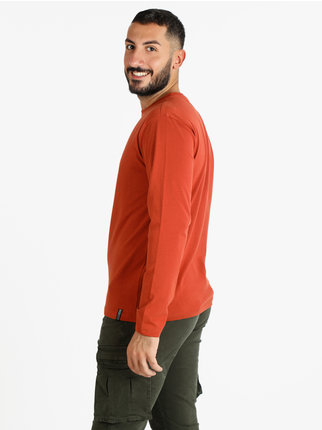 T-shirt manica lunga uomo in cotone