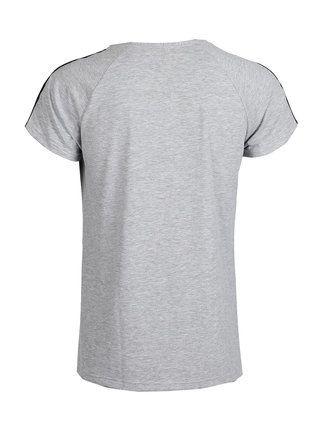 T-Shirt mit halben Ärmeln und Seitenstreifen