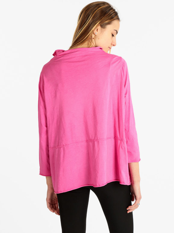T-shirt oversize donna in cotone
