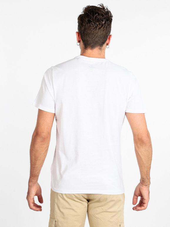 T-shirt uomo in cotone con taschino