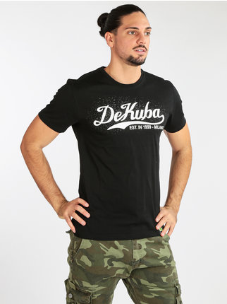 T-shirt con design color-blockEA7 in Cotone da Uomo colore Nero Uomo Abbigliamento da T-shirt da T-shirt a manica corta 