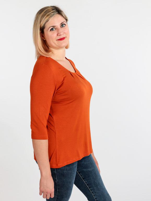 T-shirt with 3/4 sleeves