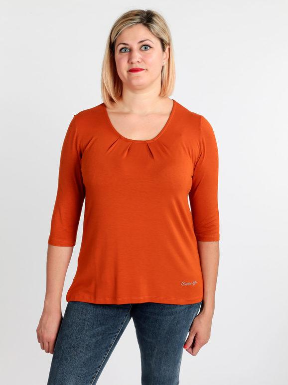 T-shirt with 3/4 sleeves