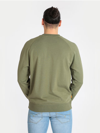 TB0A2FED Herren-Sweatshirt aus Baumwolle mit Schriftzug