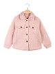 Teddy bear jacket for girls with buttons