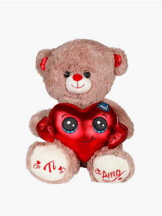 Teddy bear with heart hug "I love you"