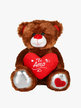 Teddybär mit Herz und „I love you“-Schriftzug