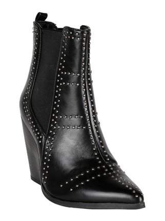 Texan ankle boots with studs