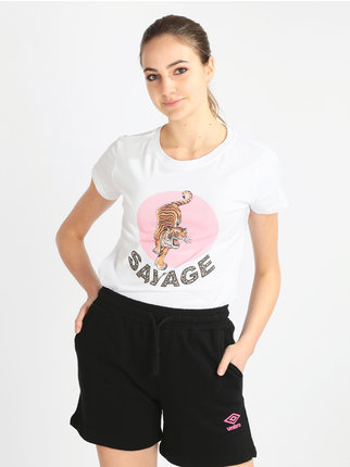 Tigerfrauen-T-Shirt