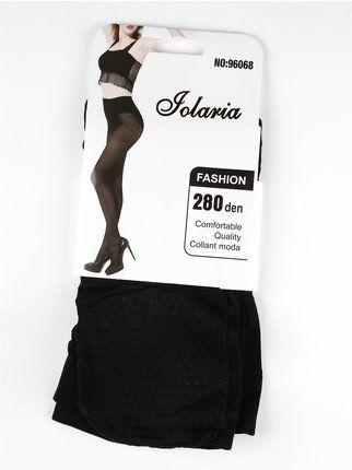 Tights with 280 denier embroidery