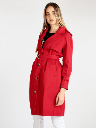 Trench lungo donna