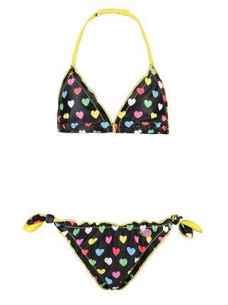 Triangle girl bikini with heart print  G605