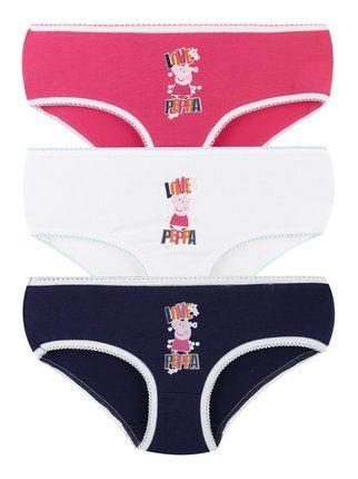 Tris briefs for girls with print