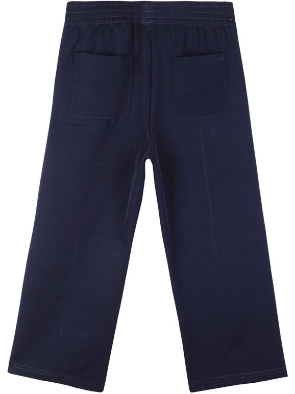 Trousers with side stripes for girls