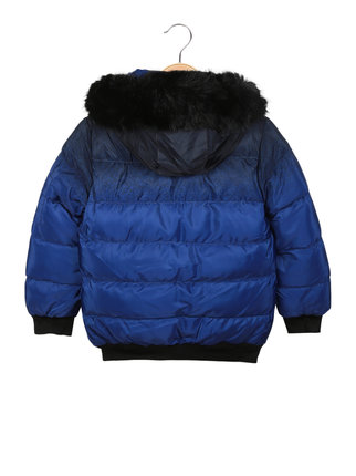 Two-tone down jacket for children