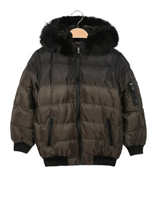 Two-tone down jacket for children