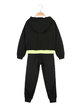 Two-tone sports suit for girls 2 pieces