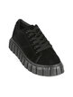 Two-tone women's sneakers with platform
