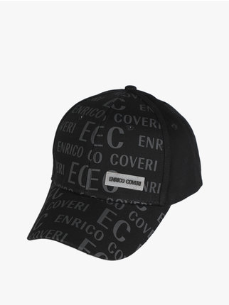 Unisex cap in cotton with writing