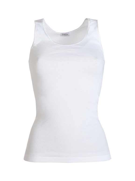 Unterhemd aus Baumwolle mit breiter Schulter für Frauen