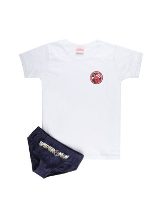 Unterwäsche-Set für Jungen: Slip + T-Shirt