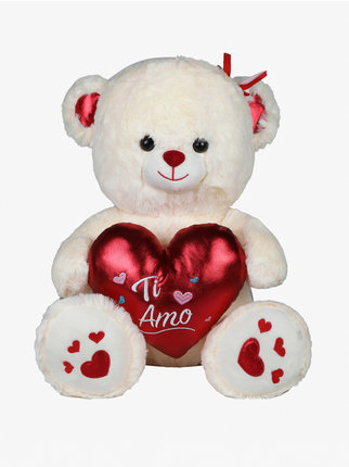 Valentine's Day plush with heart and I LOVE YOU writing