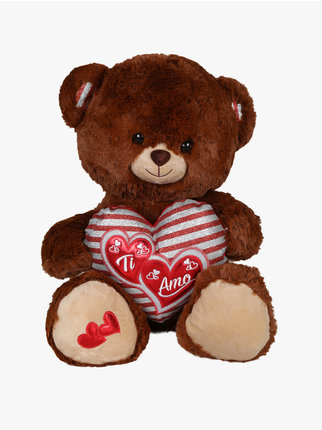 Valentine's Day teddy bear with "I love you" heart