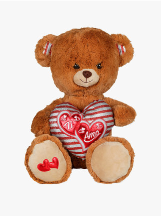 Valentine's Day teddy bear with "I love you" heart