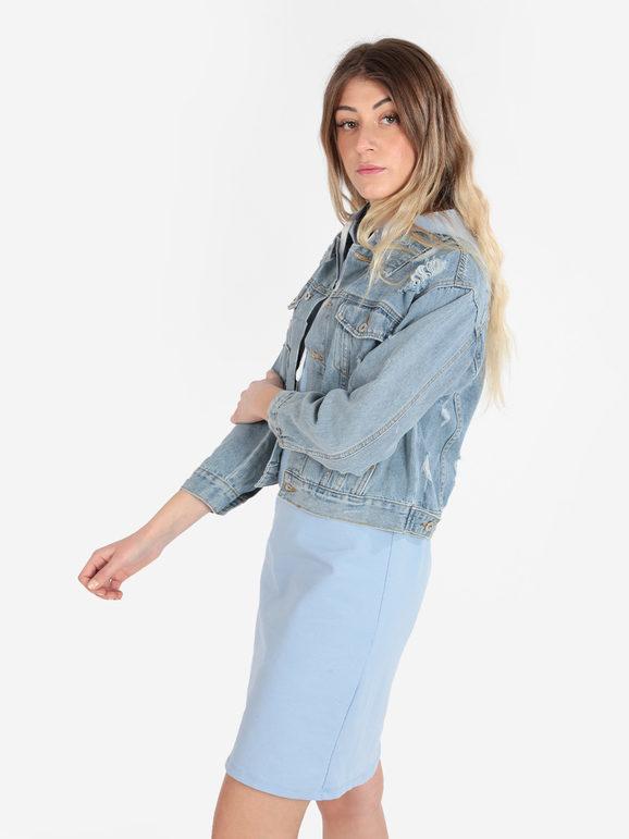Veste en jean oversize pour femme