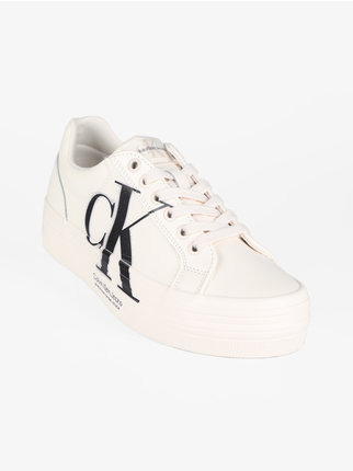 VULC FLATFORM OVER BRAND  Sneakers in pelle donna