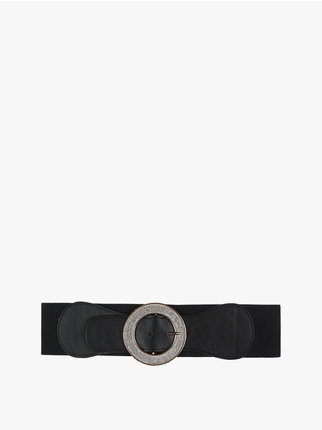Waist belt with rhinestones