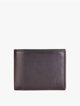 Wallet with coin purse  leather