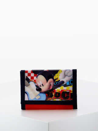 Wallet with Mickey Mouse Print