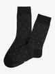 Warme Baumwoll-Socken für Herren mit Polka Dots