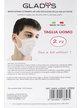 Washable filter mask for men, pack of 2 pieces