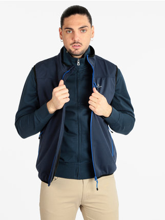 Waterproof sleeveless jacket for men