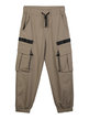 Boys' waterproof trousers with large pockets and cuffs